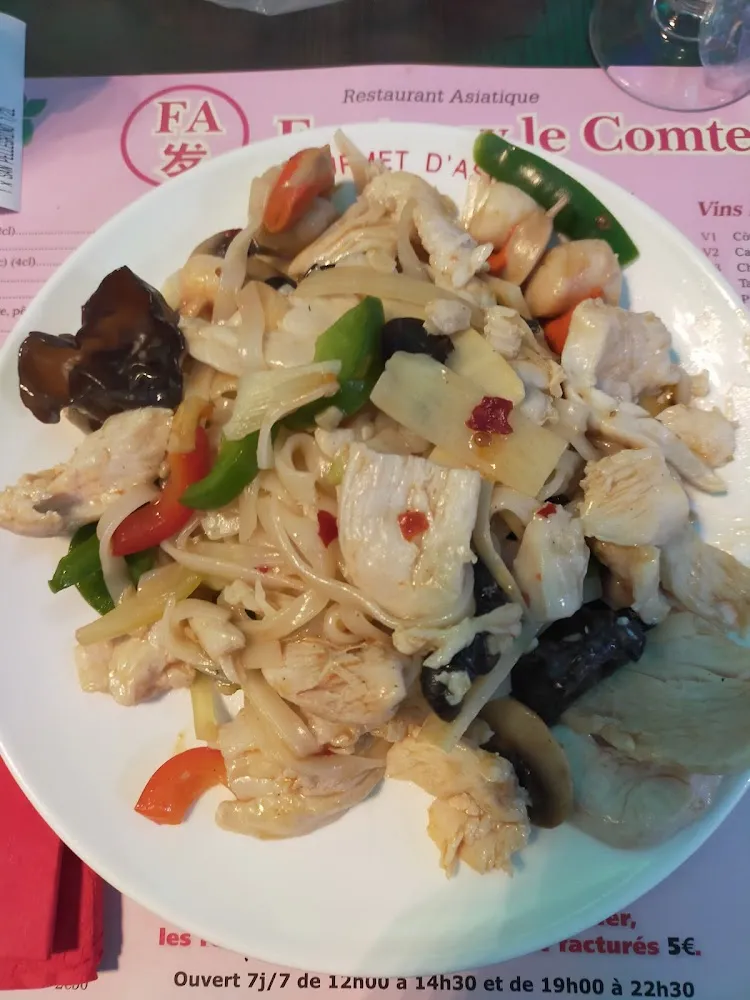 Poulet Au Wok Sauce Piquante